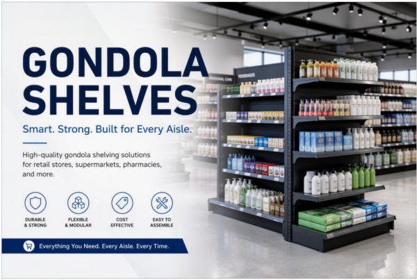 Gondola Shelves for Retail and Convenience Stores Gondola Shelves for Retail and Convenience Stores