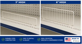 Gondola Shelving Dividers Gondola Shelving Dividers